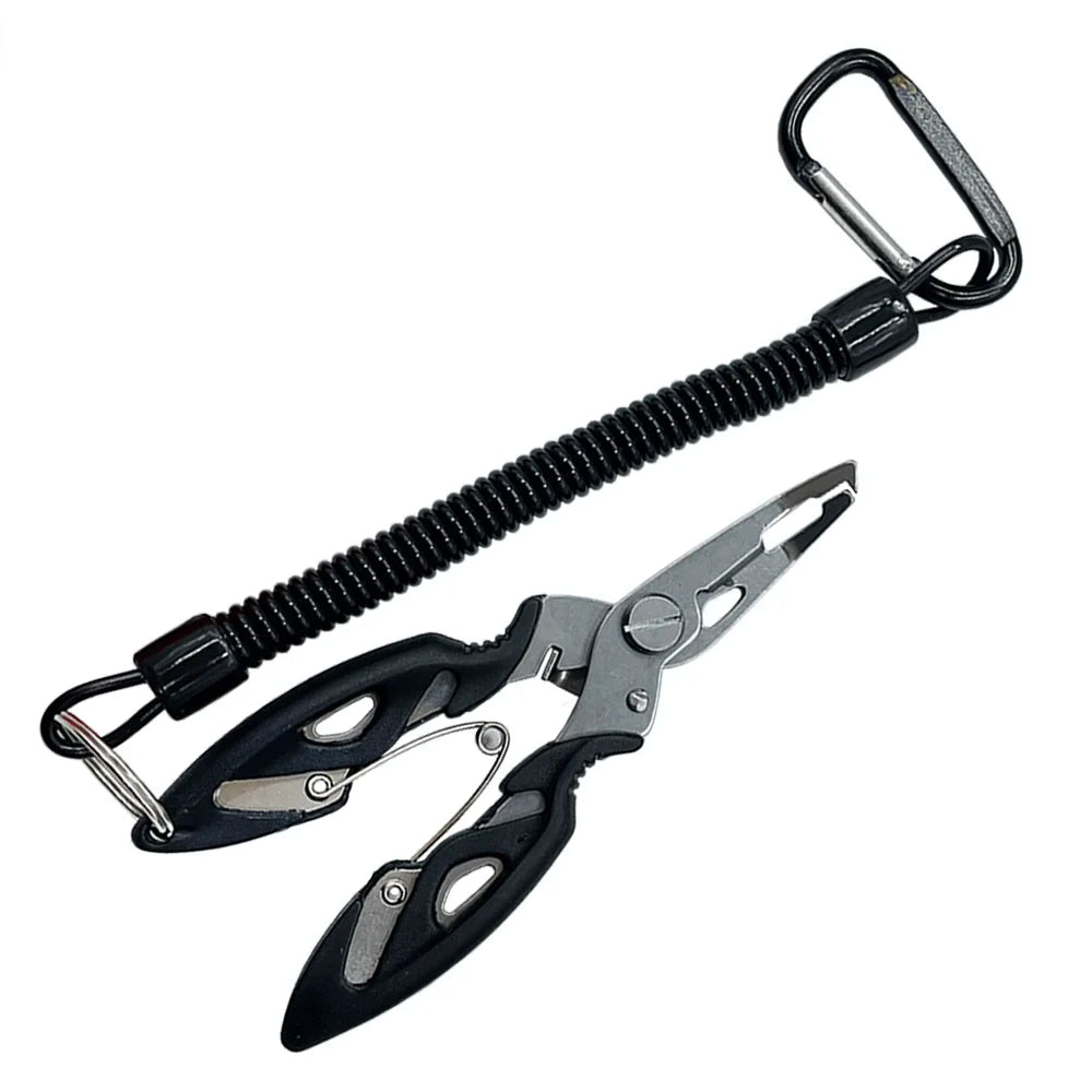 Stainless Steel 21/17cm Lure Pliers Fish Controller Set Multi-functional Spinning/Casting Fish Lip Grabber Fishing Equipment