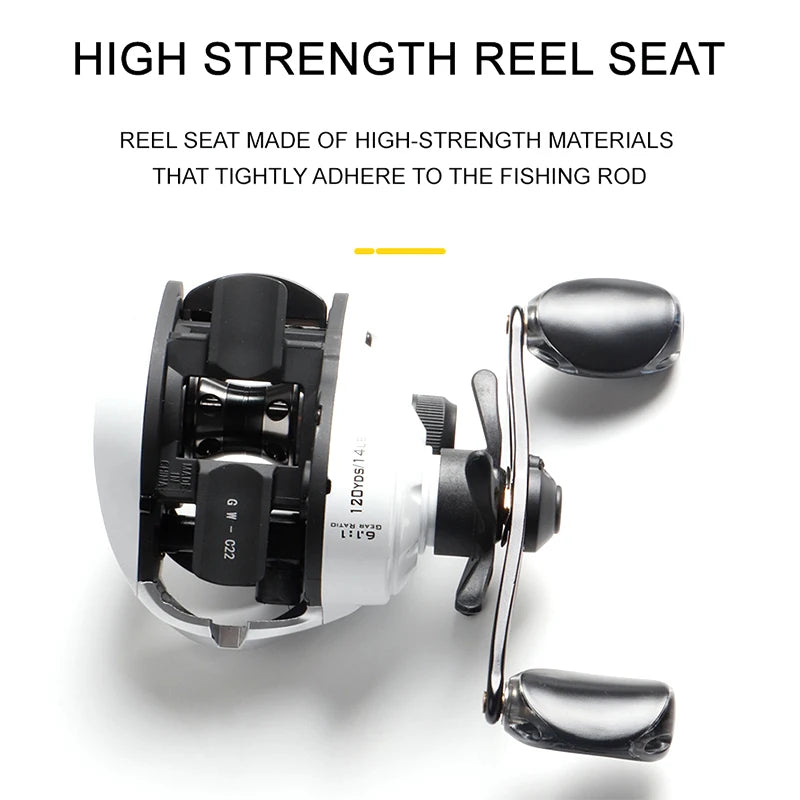 High Quality Baitcasting Reel And rod Combo Long Throw Saltwater Freshwater Casting Fishing Rod With Baitcasting Reel
