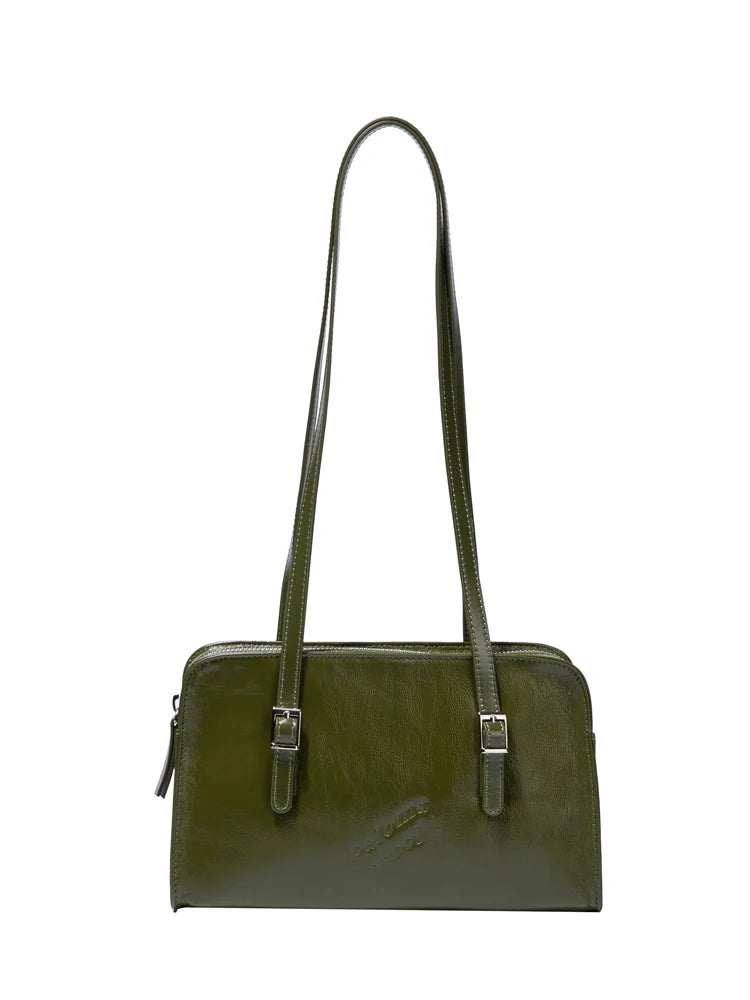 Paloma wool single-shoulder special oil-waxed leather bag for women
