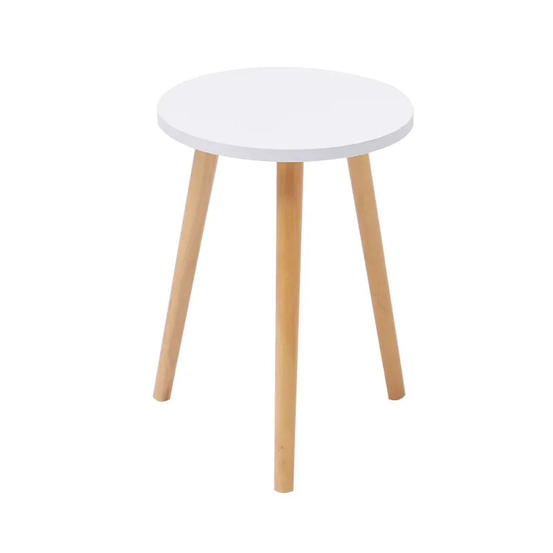 Nordic Style Mini Coffee Table Modern Minimalist Tea Creative Round Wood For Home Living Room ZM1104