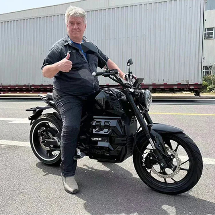 2024 HEZZO 72V 5000w 8000w Z1000 Motorcycle Electric 50Ah Powerful Longest Range EEC COC Chopper
