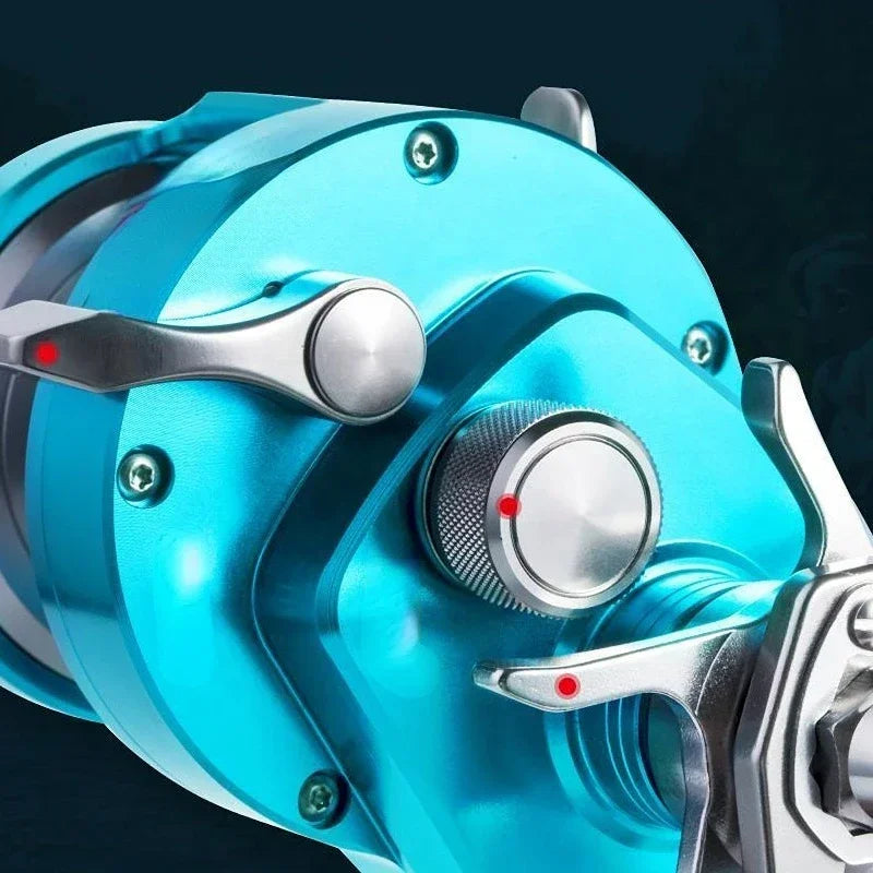 New model jigger overhead Metal slow jigging Trolling Reel saltwater fishing reel for deep sea fishing