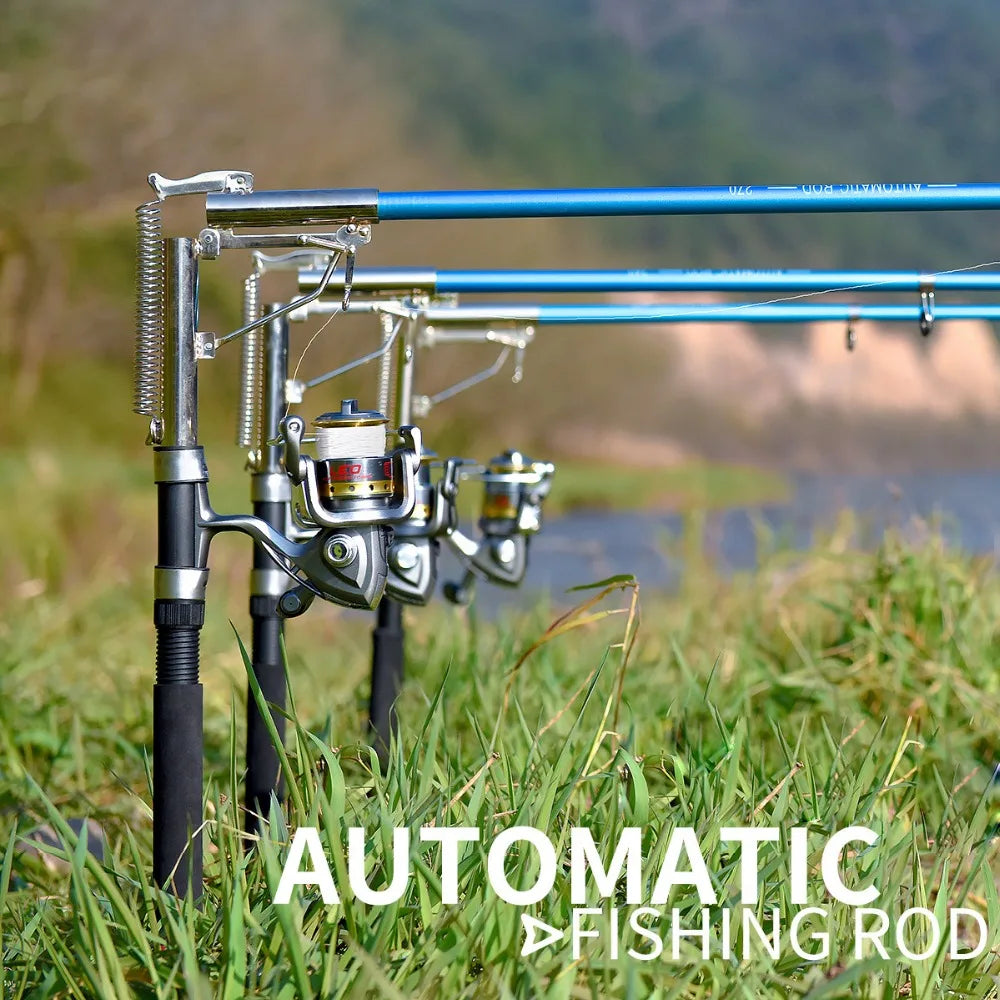 2.1-2.7M Carp Automatic Fishing Rod Fishing Telescopic Spinning Rod Sections Fishing Rods Olta Feeder Tackle Lazy Automatic Pole