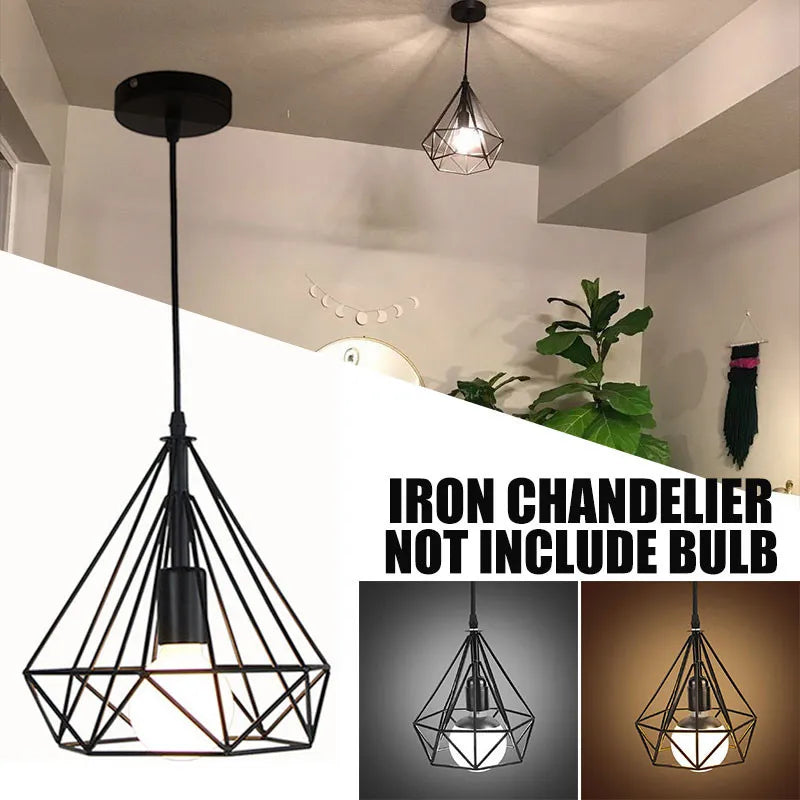 Vintage Industrial Rustic Flush Mount Ceiling Light Metal Lamp Fixture Nordic Style Village Style Creative Retro Light Lamps