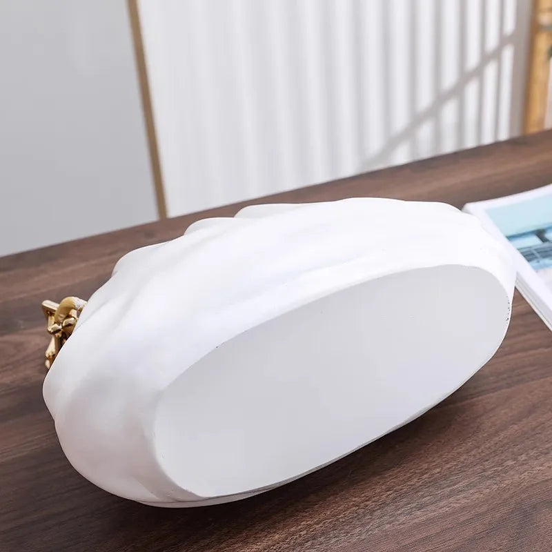 Cream style cute cloud vase decoration home living room office decoration dining table TV cabinet simulation flower vase