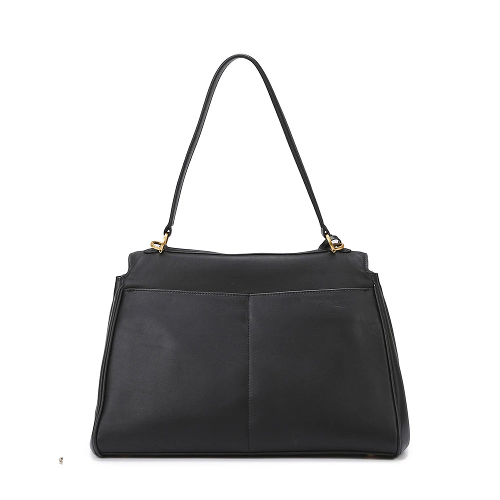 2024 Trend New Genuine Leather Rodeobag Fashion Single Shoulder Diagonal Cross Women's Handbag Buckle Underarm Bag