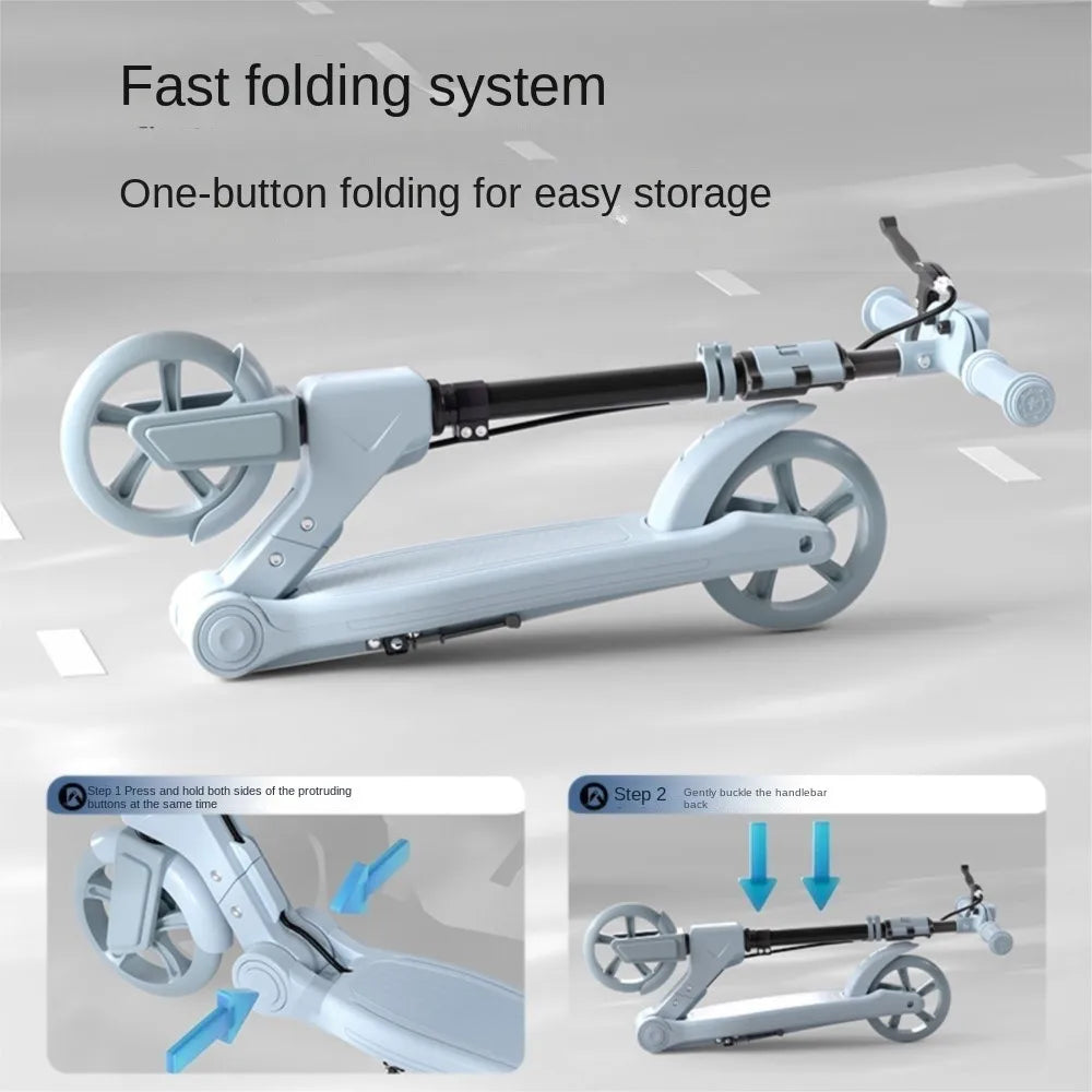 TULX Scooter With Multi Gear Adjustment Dual Braking System Efficient Response Fast Braking Operation Smooth Braking Operation