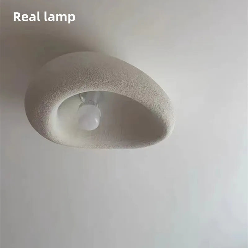 Nordic Wabi Sabi Led Ceiling Lamps Minimalist Ceiling Light for Living Room Modern Bedroom Home Decor ceiling chandelier Fixture