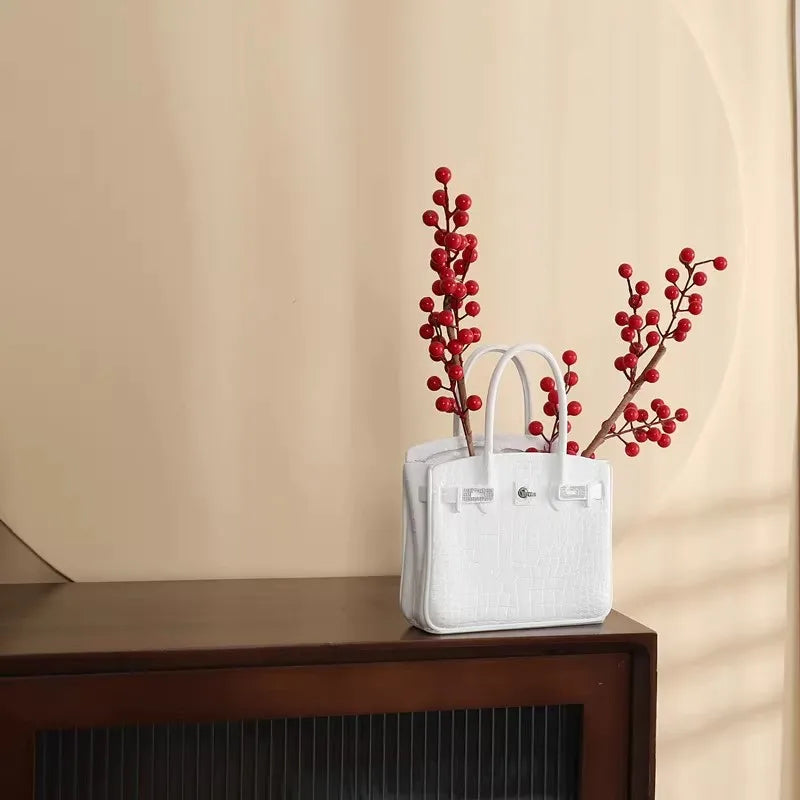 Cream style cute cloud vase decoration home living room office decoration dining table TV cabinet simulation flower vase