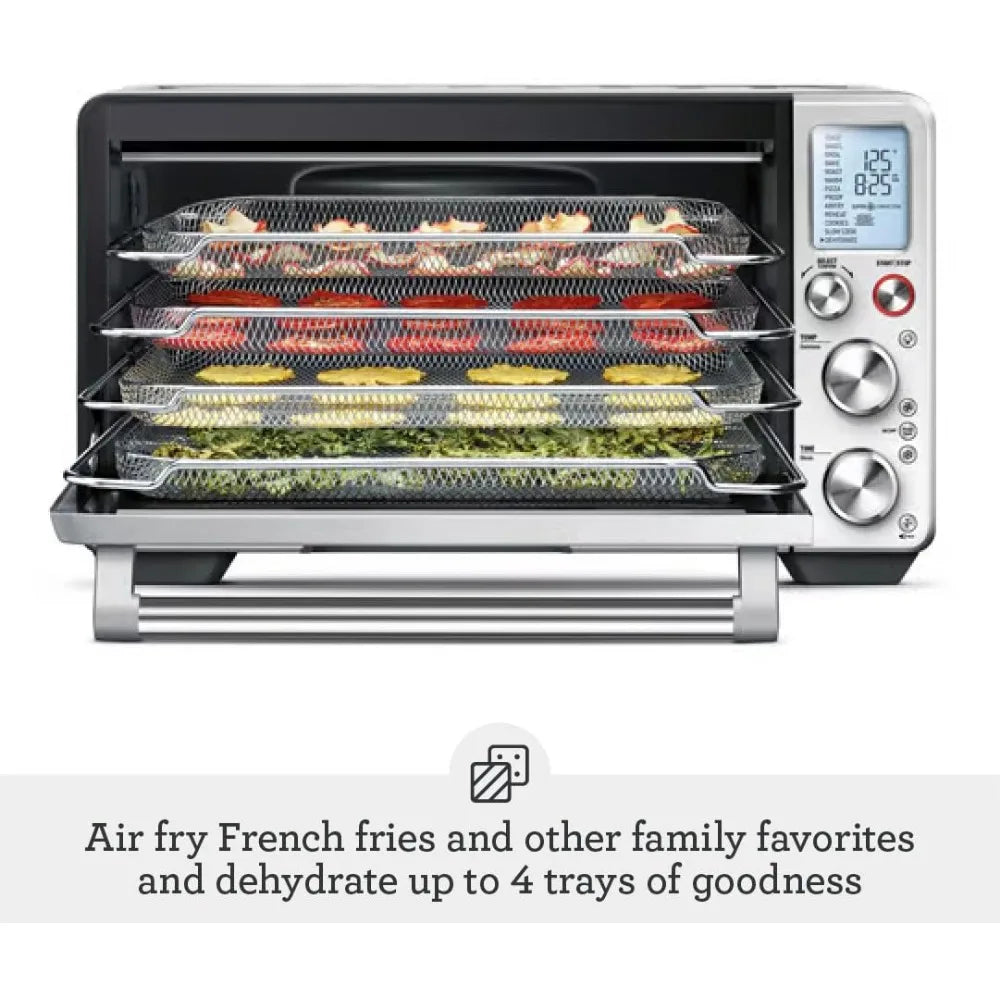 the Smart Oven® Air Fryer Pro, Convection Countertop Oven, Air Fryer Toaster Oven Combo, BOV900BSS