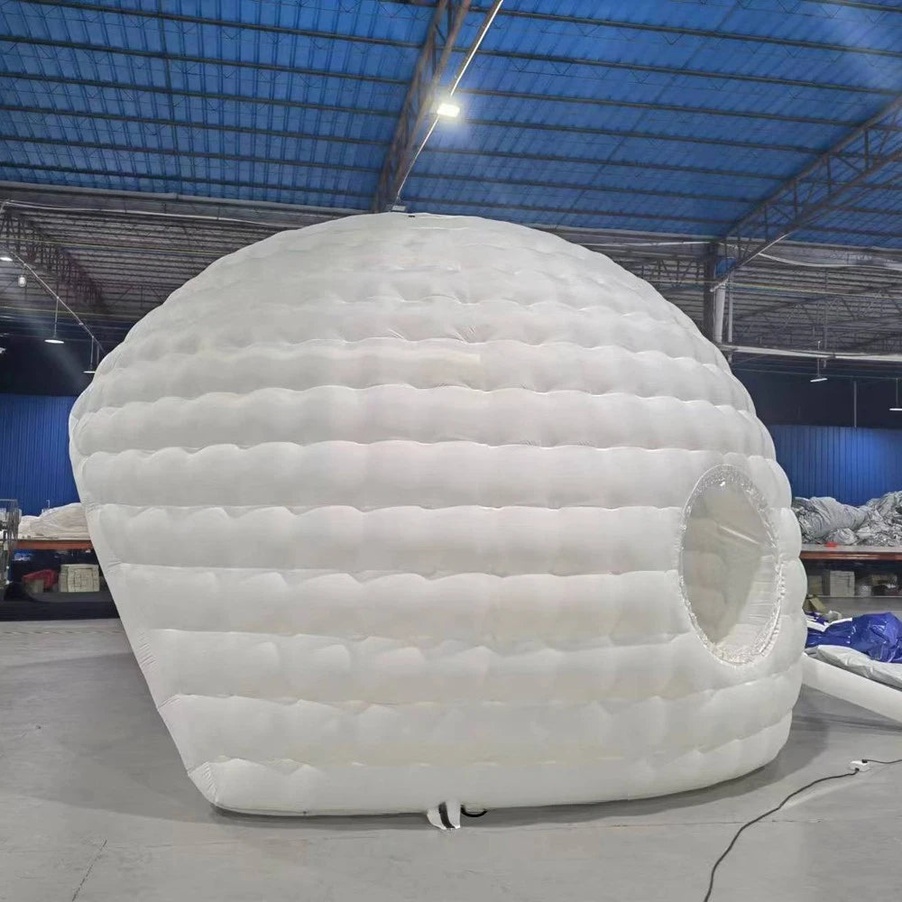 Dome Tent White Inflatable Golf  Inflatable Half Dome With Blower Air Canopy Luxury Air Marquee For Outdoor Sport Air Shipping