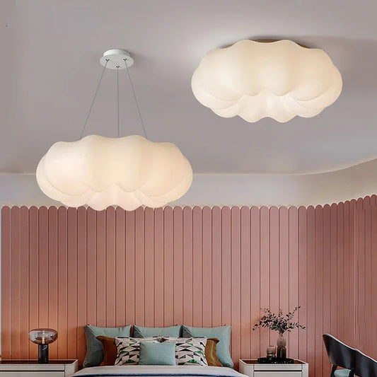 White Cloud Ceiling Light Led Chandelier for Children Bedroom Living Room Dining Room Learning Creative Decorative Lighting