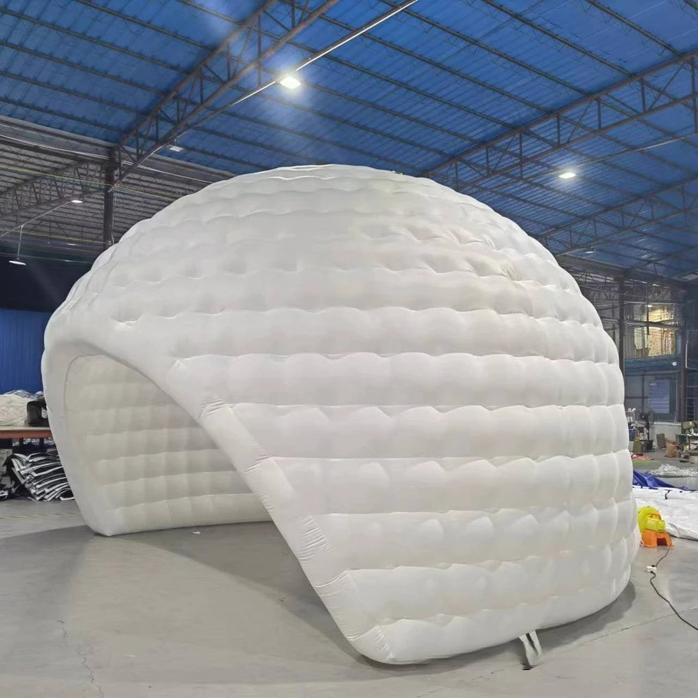 Dome Tent White Inflatable Golf  Inflatable Half Dome With Blower Air Canopy Luxury Air Marquee For Outdoor Sport Air Shipping