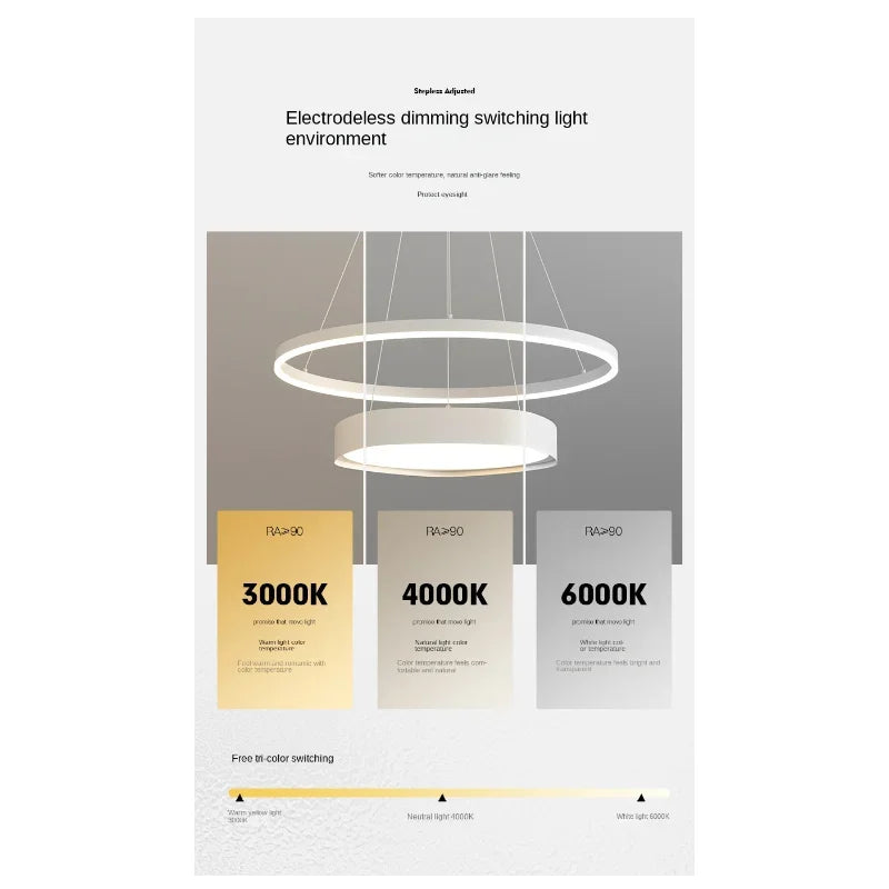 Nordic Post-modern Round Led Dining Hall Pendant Lamp Modern Simple Design Creative Study Minimal Lamp Bedroom Lamp