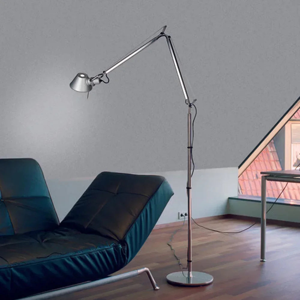 Italian Designer Floor Lamp Mechanical Light Rocker Arm Medieval Living Room Sofa Standting Lighting Bedroom Industrial Style