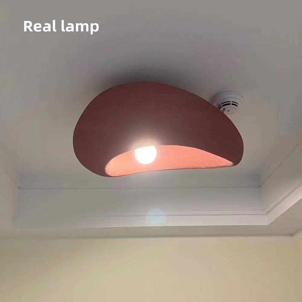 Nordic Wabi Sabi Led Ceiling Lamps Minimalist Ceiling Light for Living Room Modern Bedroom Home Decor ceiling chandelier Fixture