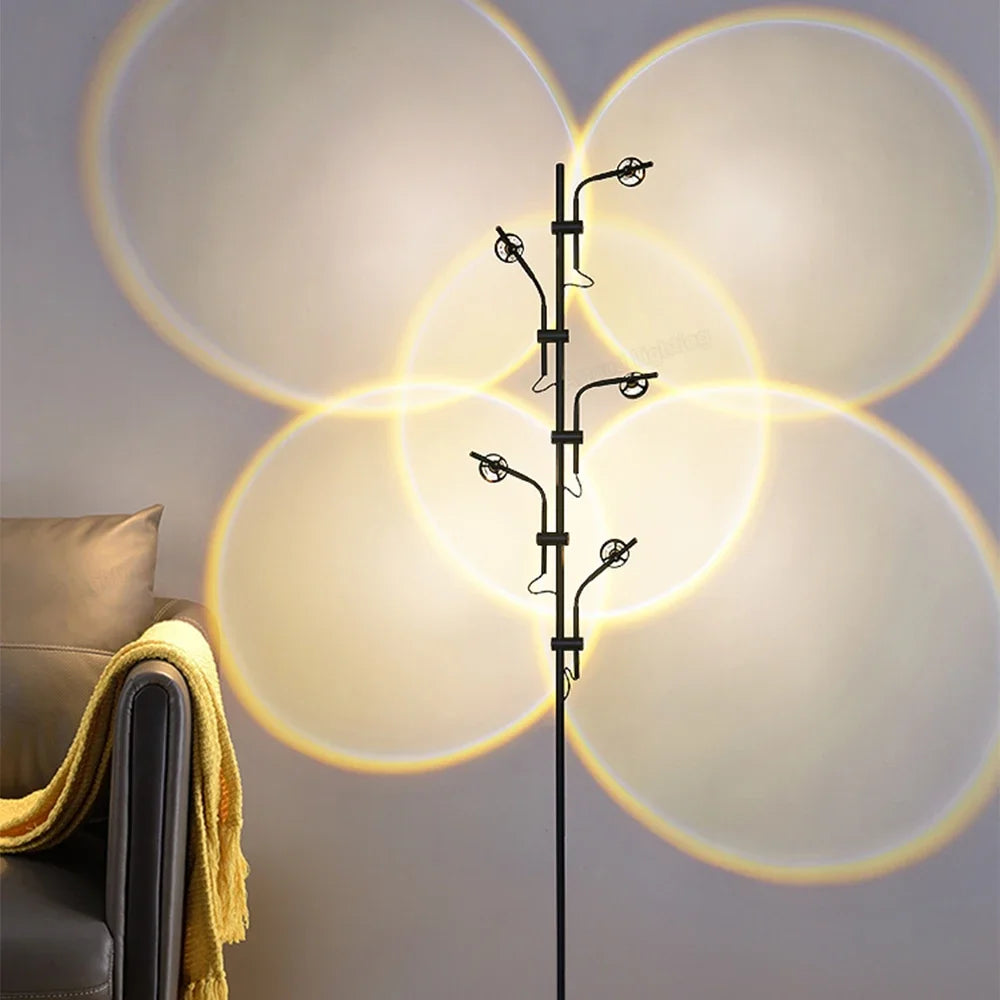 Contemporary Floor Lamp Creative Italy Design Rainbow Modern Led Floor Light 10W Living Room Stand Light Bedroom  Desk Lamp