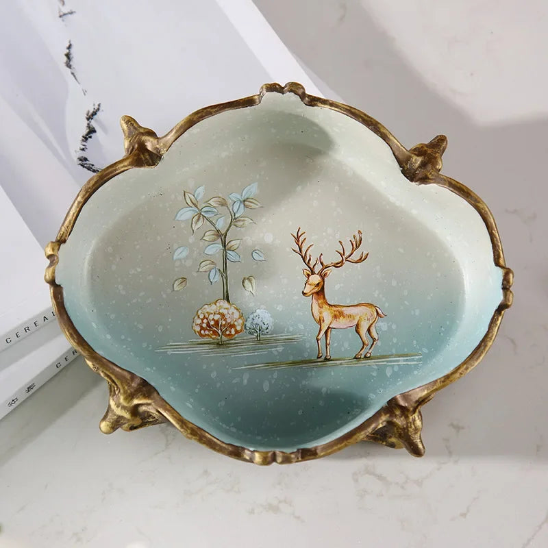 deer ashtray personalized fashion wind proof large living room home office European style trend ornament