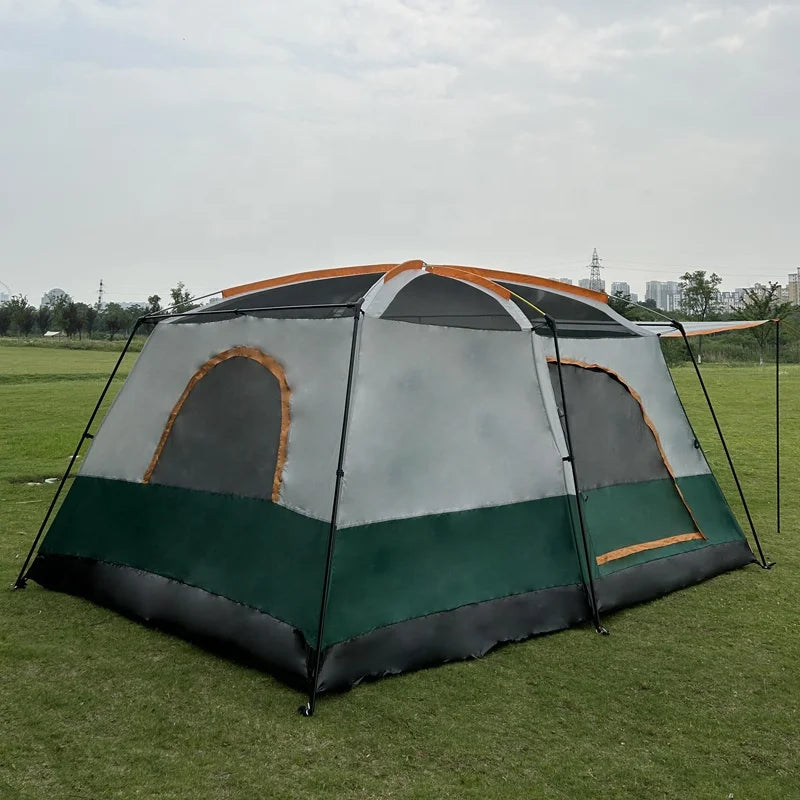 Tienda De Campana Manufacture Customize Large Green Glamping Luxury Big Family Outdoor Camping Tent