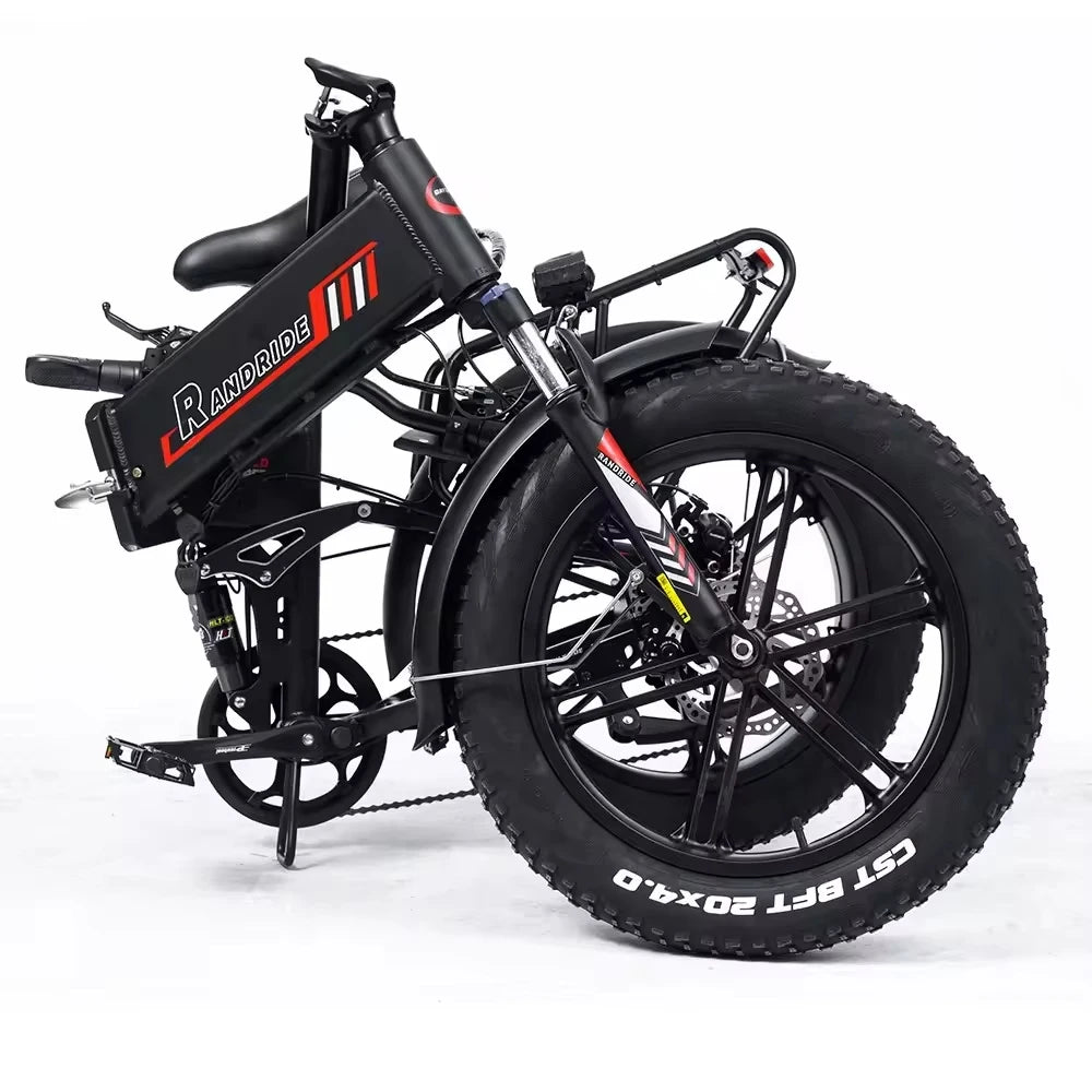 eu warehouse 2024 New folding ebike 48v 1000w snow electric bicycle fat tire electric mountain bike