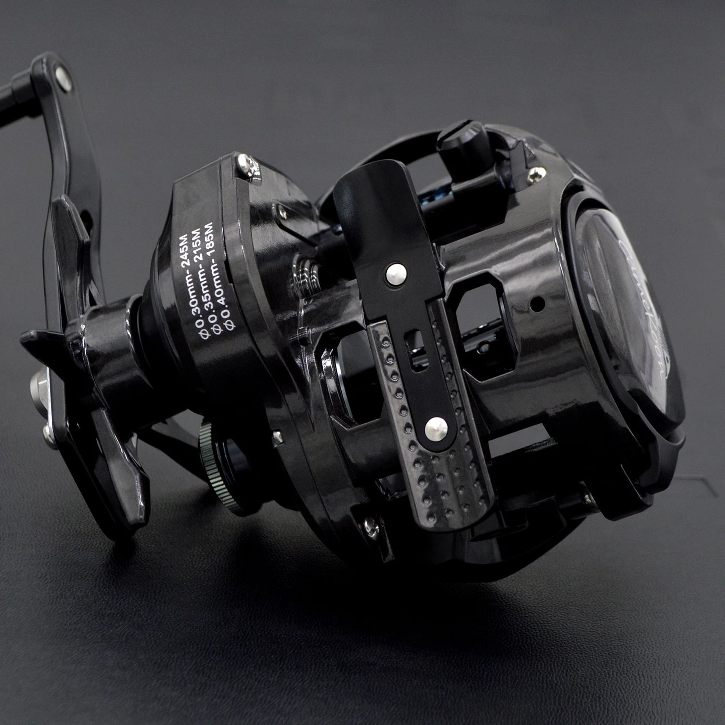 CAMEKOON Size 300 Baitcaster Reel Lightweight Carbon Frame Baitcasting Coil Magnetic Brake 10 Bearings Saltwater Casting Fsihing