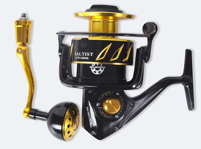 Wholesale Metal Spinning Reel 9+1bb 3000 4000 5000 6000 10000 Saltwater Fishing Reels