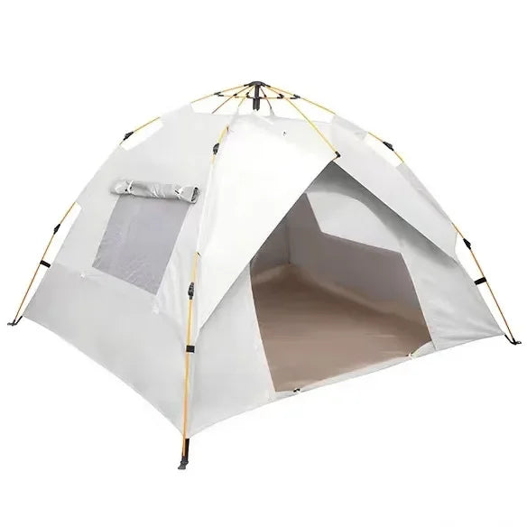 Two-room One Hall Double-decker Waterproof Luxury Large Pop Up Tunnel Family Camping Tent